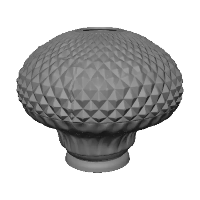 3D model for Gold Faceted Orb