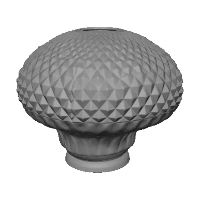 3D model for Gold Faceted Orb