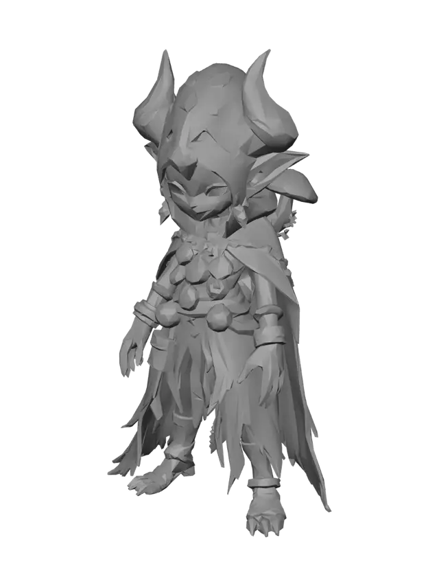 3D model for warhammer underwolrds fecula flyblown