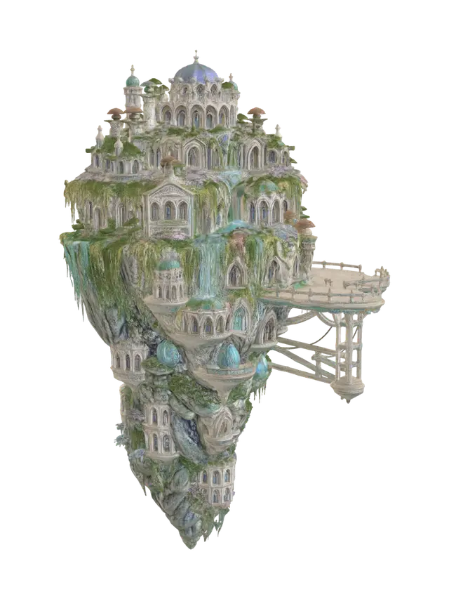 3D model for Verdant Citadel in the Sky
