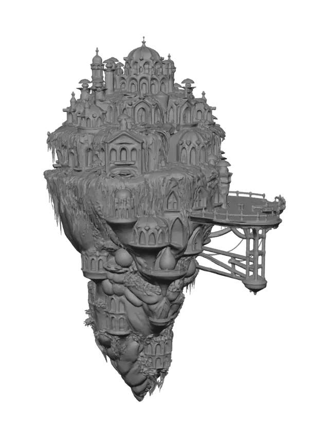 3D model for Verdant Citadel in the Sky