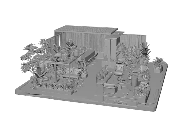 3D model for Skyline Garden Lounge