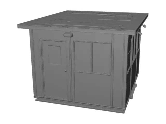 3D model for Security Gatehouse