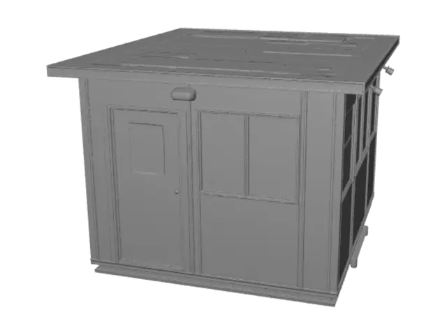 3D model for Security Gatehouse