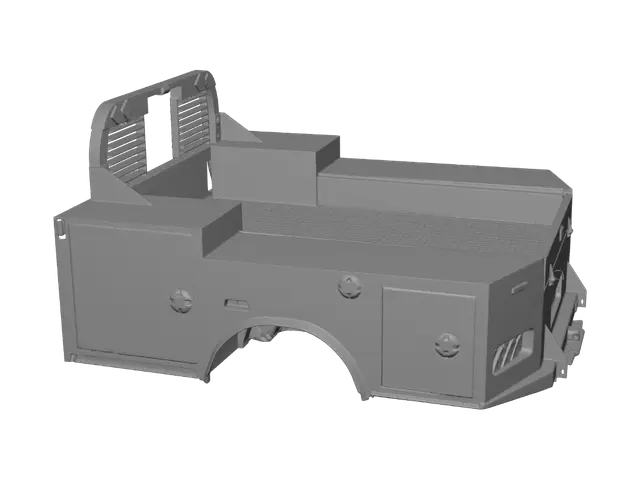3D model for Bedrock Flatbed