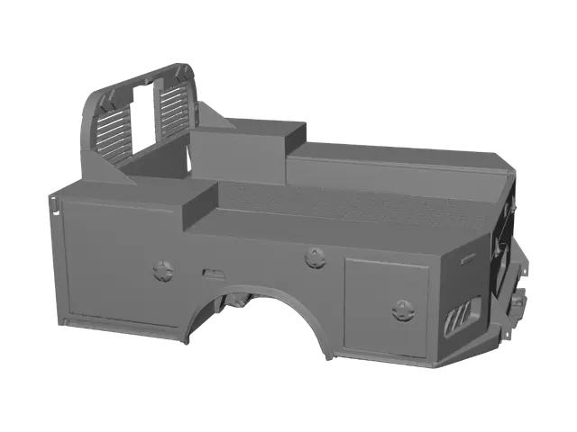 3D model for Bedrock Flatbed
