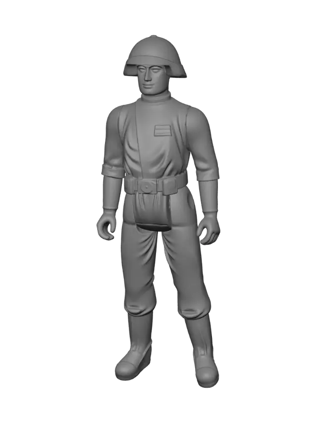 3D model for Imperial Officer Action Figure