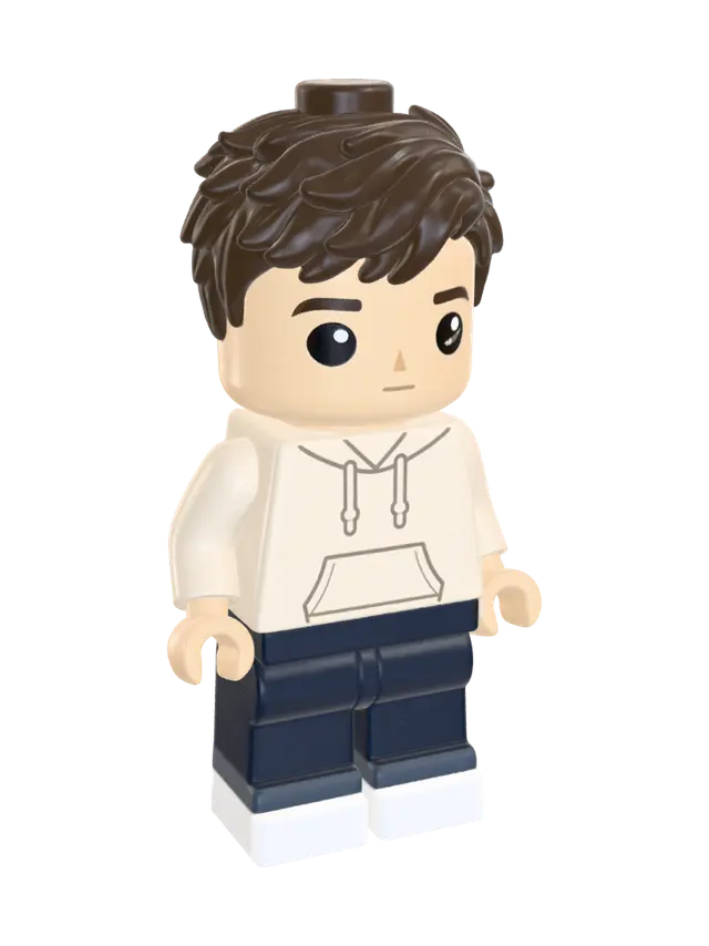 brick - Seams 3D model, vytvořený pomocí AI