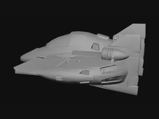 3D model for 生成一艘宇宙飞船