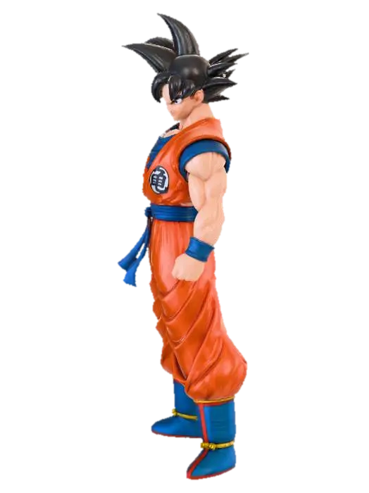 Goku in Orange Gi - Super 3D model, vytvořený pomocí AI