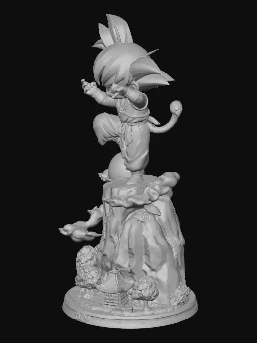 3D model for Goku on the Summit