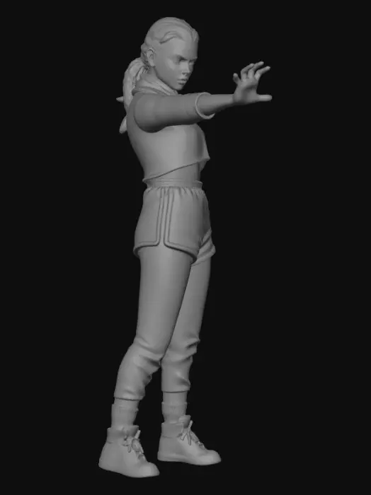 3D model for Eleven's Telekinetic Stance