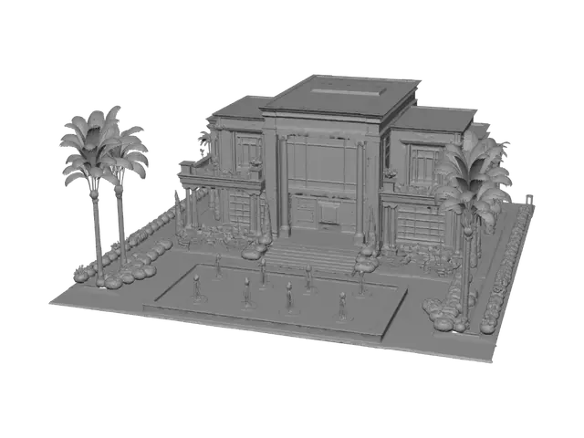 3D model for Sunset at the Club House