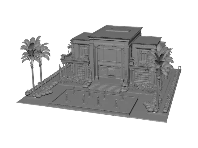 3D model for Sunset at the Club House
