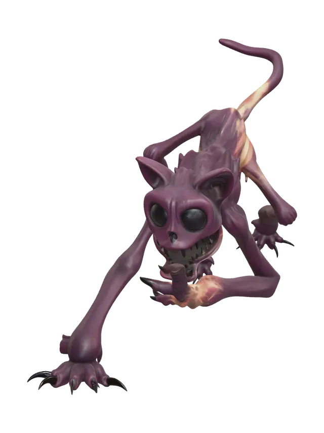 Modern Catnap Poppy Playtime 3D model, AI generated