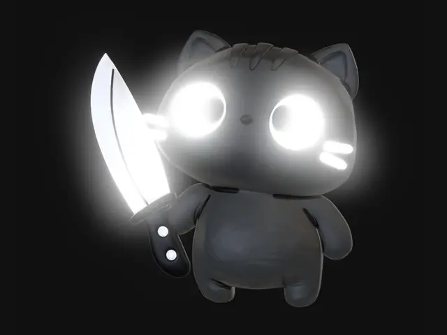 3D model for Midnight Saber