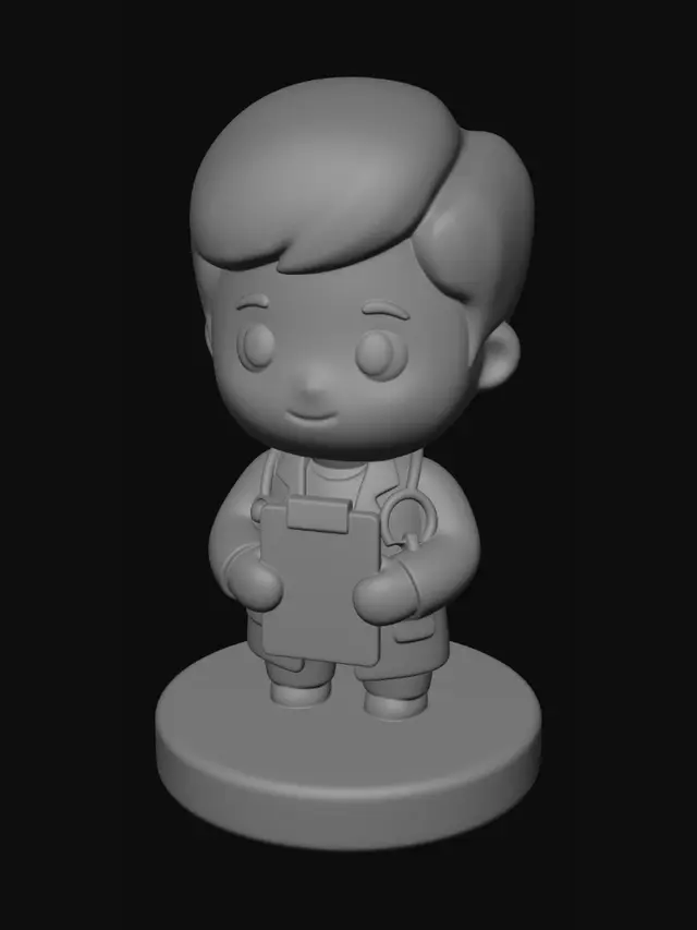 3D model for Clipboard Kid