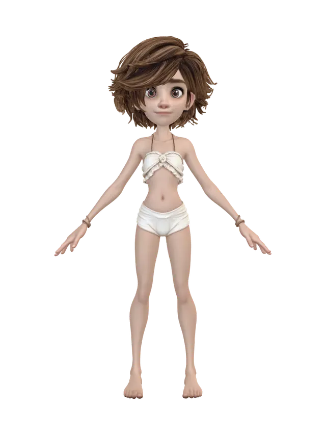 3D model for Sunlit Beach Daydream