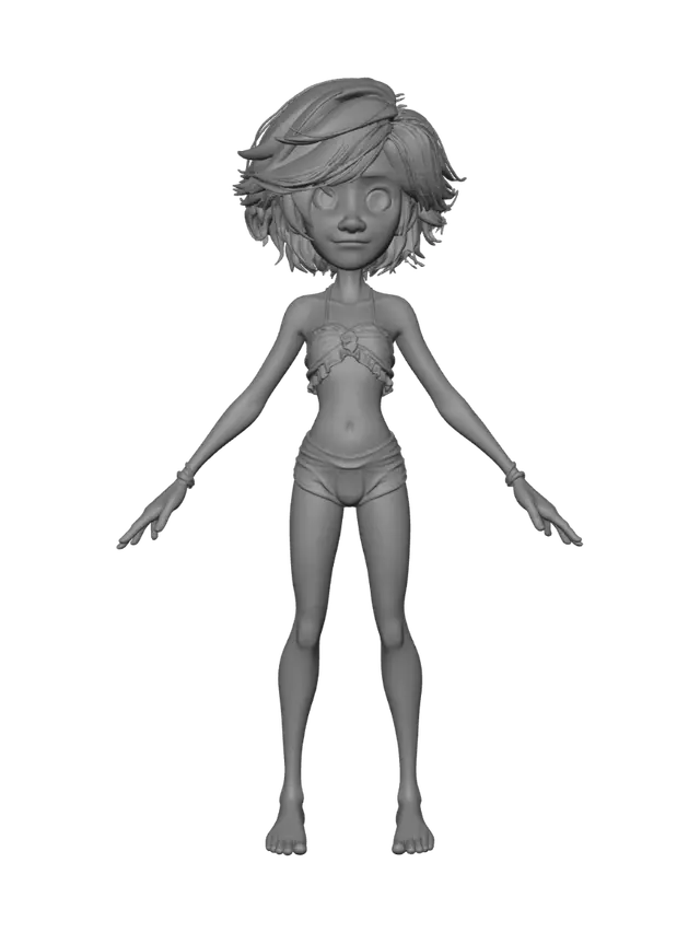 3D model for Sunlit Beach Daydream
