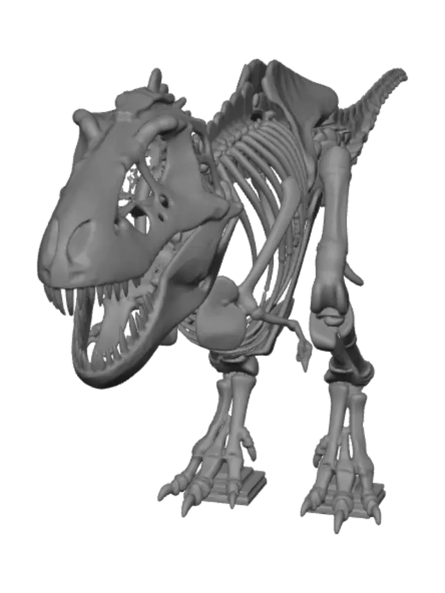 3D model for Rusted Rex Skeleton