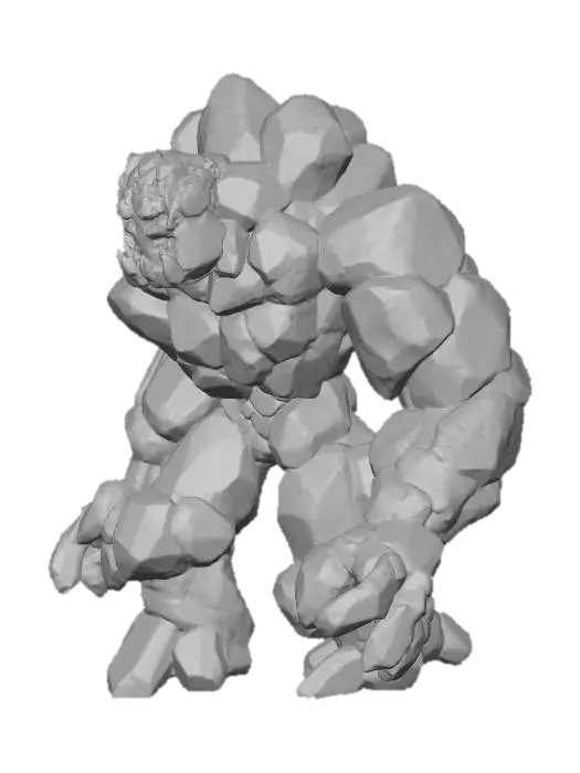 3D model for Stone Guardian