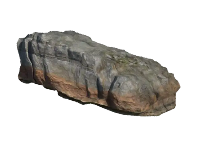 photo realistic rock cliff - Mountain 3D model, vytvořený pomocí AI