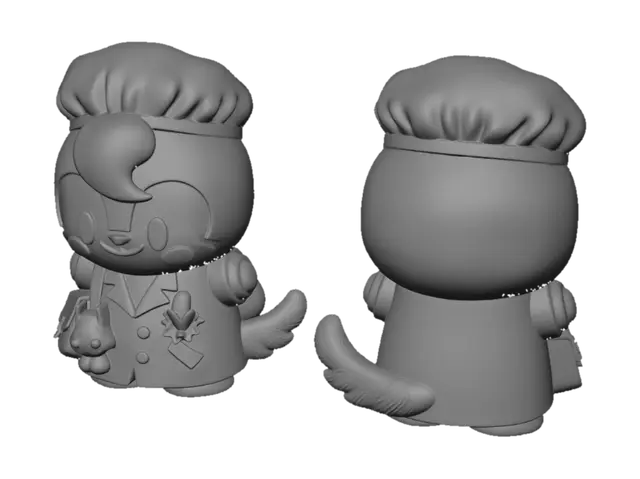 3D model for Gourmet Penguin Chef