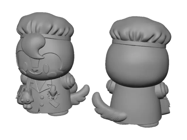 3D model for Gourmet Penguin Chef