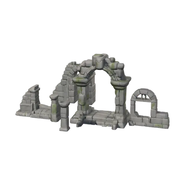 3D model for Destroyed City