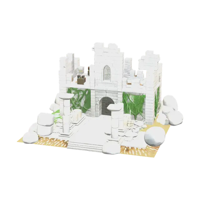 Realistic Destroyed City - Metropolis 3D model, vytvořený pomocí AI