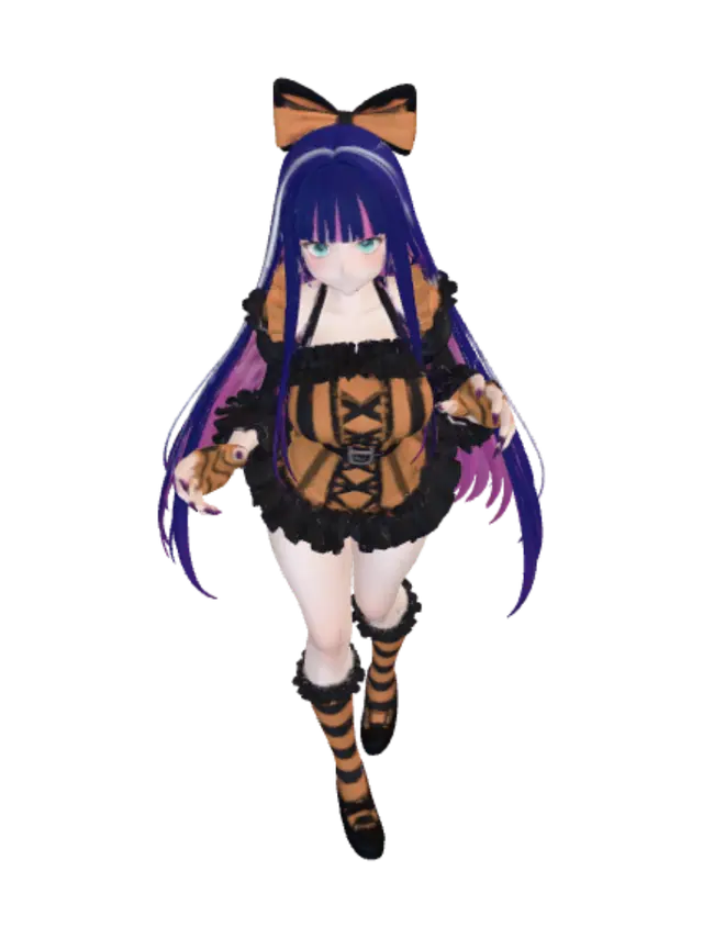 3D model for Midnight Pumpkin Witch
