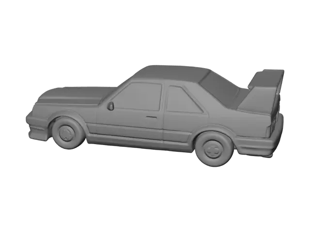 3D model for Paper Car