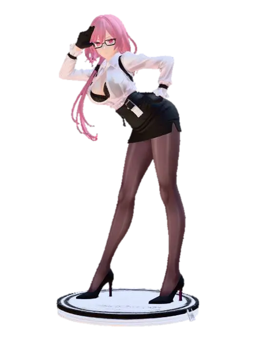 Pink Office Lady Collector's Edition - Editions 3D model, vytvořený pomocí AI