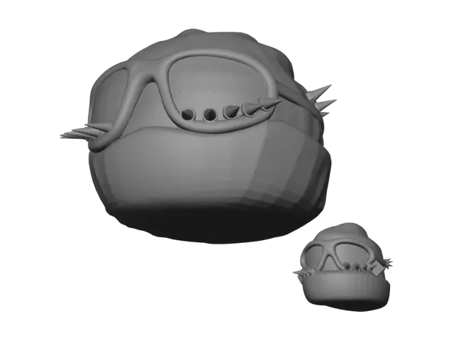 3D model for Spiked Goggles