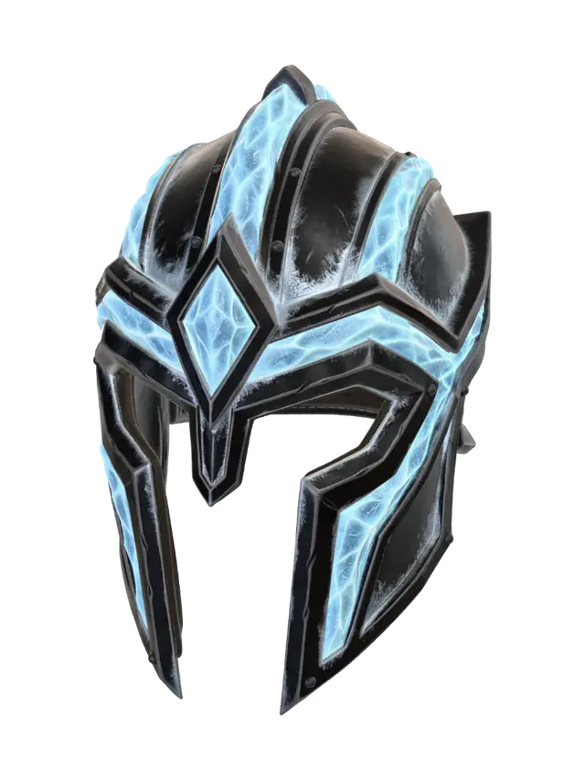 Electric Helmet - Visor 3D model, vytvořený pomocí AI