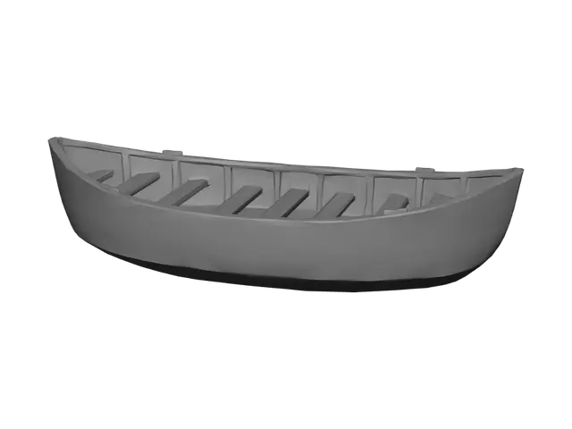 3D model for Titanic Rowboat