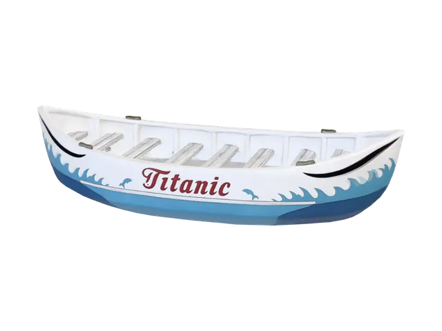 3D model for Titanic Rowboat