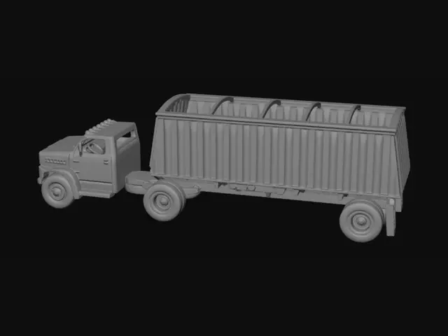 3D model for Miniature Hauler on a Grid Workbench