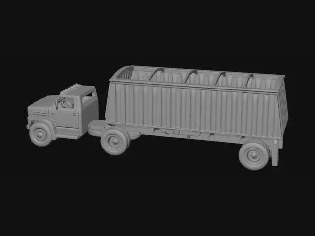 3D model for Miniature Hauler on a Grid Workbench