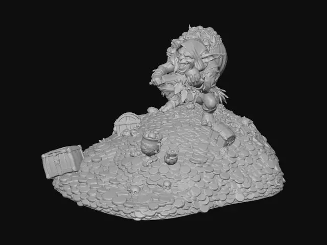 3D model for Goblin's Treasure Hoard
