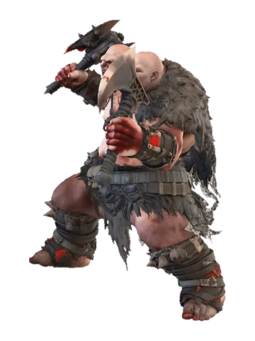 Two-Headed Warrior - Twohead AI 생성 3D 모델
