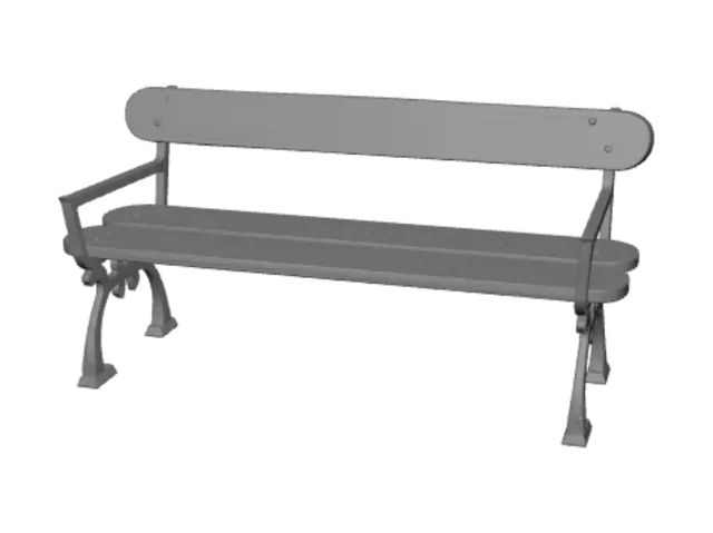 3D model for The Forgotten Bench