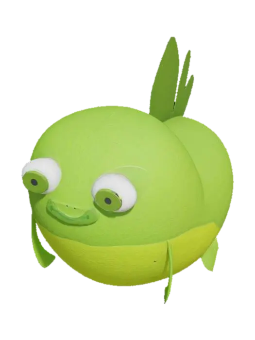 Modello 3D Green Flapling - Sam, generato dall’IA
