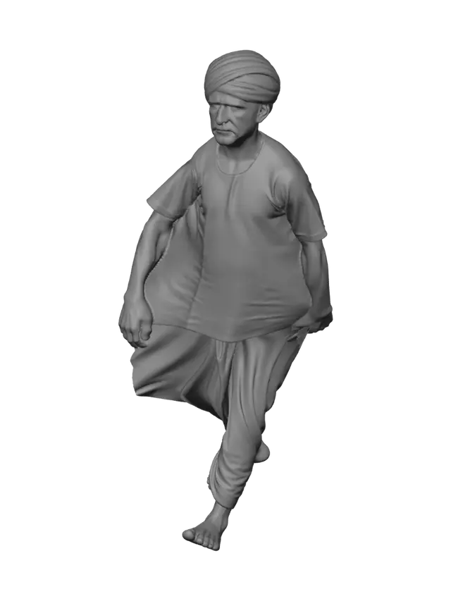 3D model for Pink Room Portrait of a Turbaned Elder