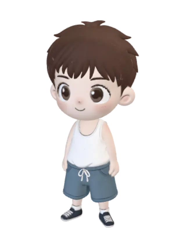 3D model for Little Boy in the Park