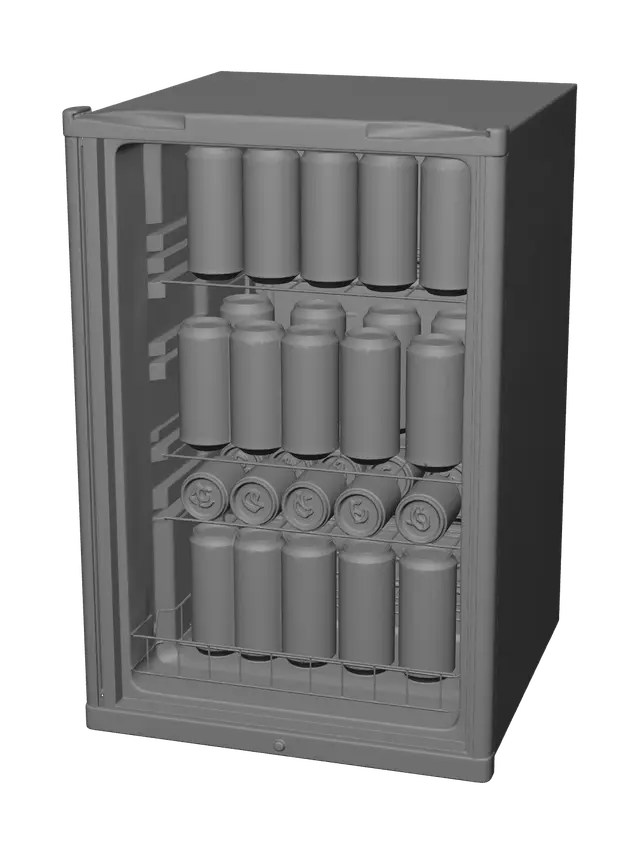 3D model for Redbull Fridge