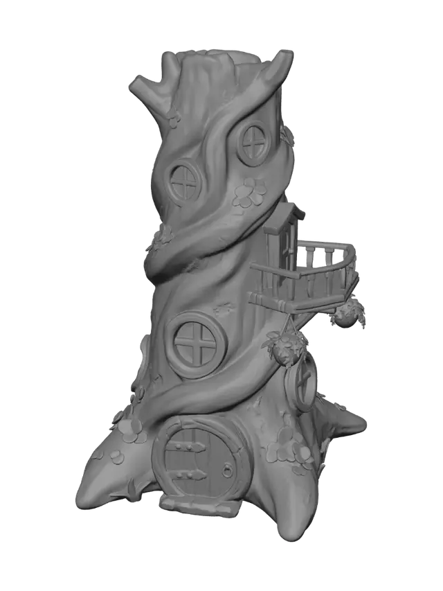 3D model for Whimsical Treehouse