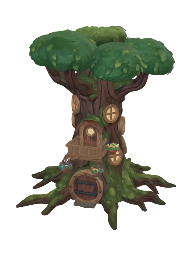 3D model for Enchanted Treehouse