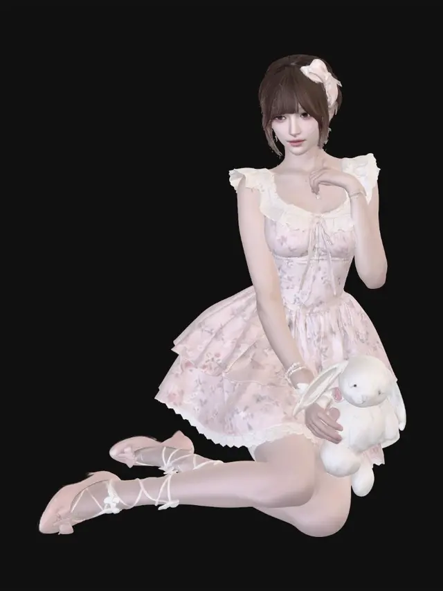 3D model for Pastel Lolita and Bunny