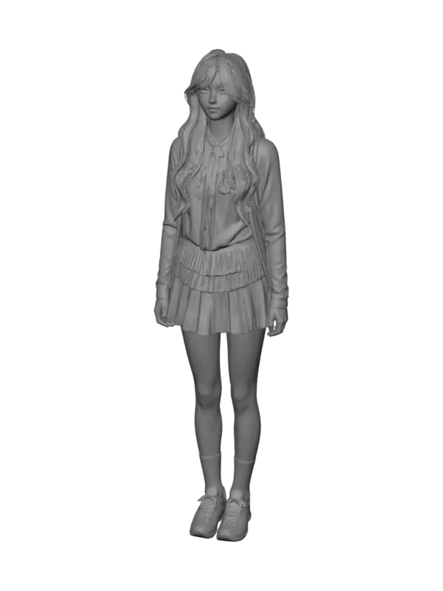3D model for Pastel Ruffle Ensemble